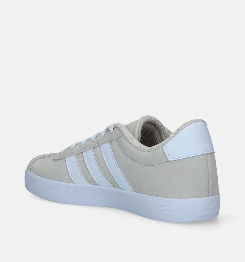 adidas VL Court 3.0 Baskets basses en Gris pour filles, garçons (357441) - pour semelles orthopédiques