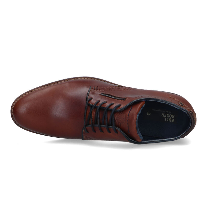 Bullboxer Chaussures classiques en Cognac pour hommes (334270) - pour semelles orthopédiques