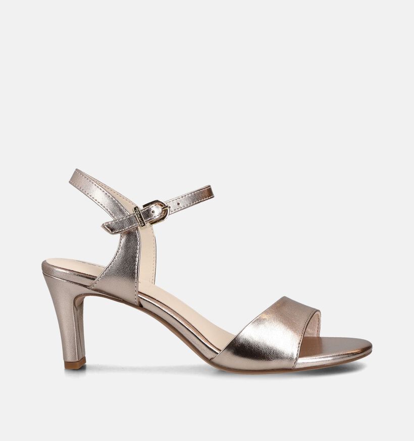 Tamaris Gouden Sandalen met hak voor dames (371672)