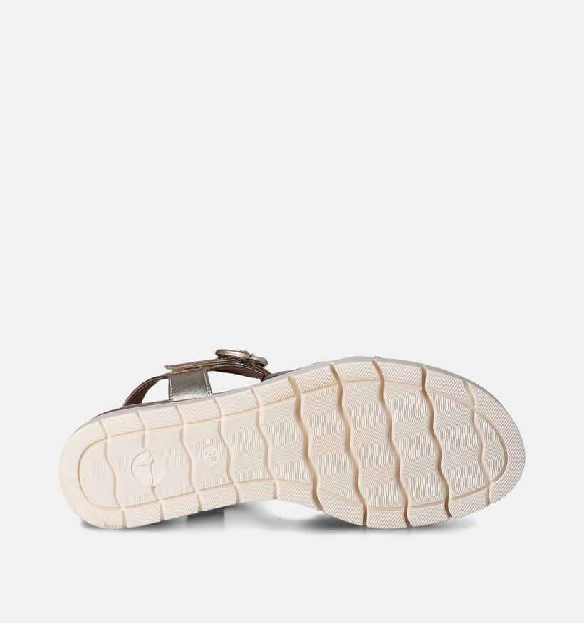 Tamaris Gouden Sandalen met sleehak voor dames (354316)