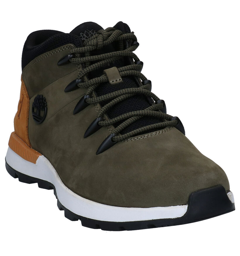 Timberland Sprint Trekker Mid Bottines en Noir pour hommes (344957) - pour semelles orthopédiques