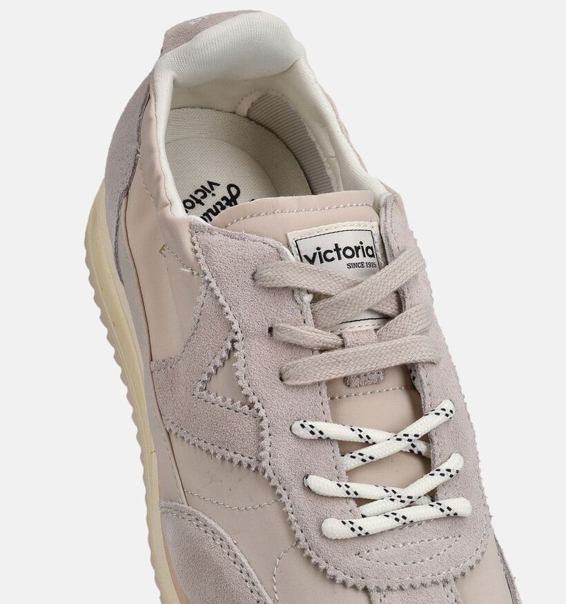 Victoria Baskets en Beige pour femmes (369927) - pour semelles orthop&eacute;diques