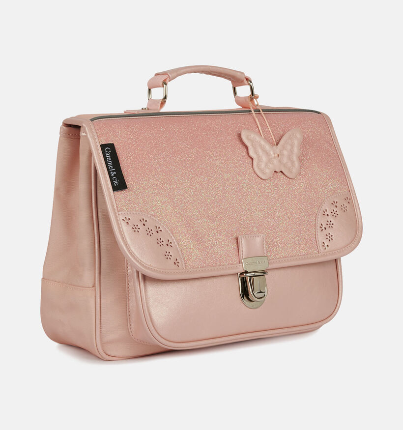 Caramel & cie. Oxford Cartable en Rose pour filles (359310)