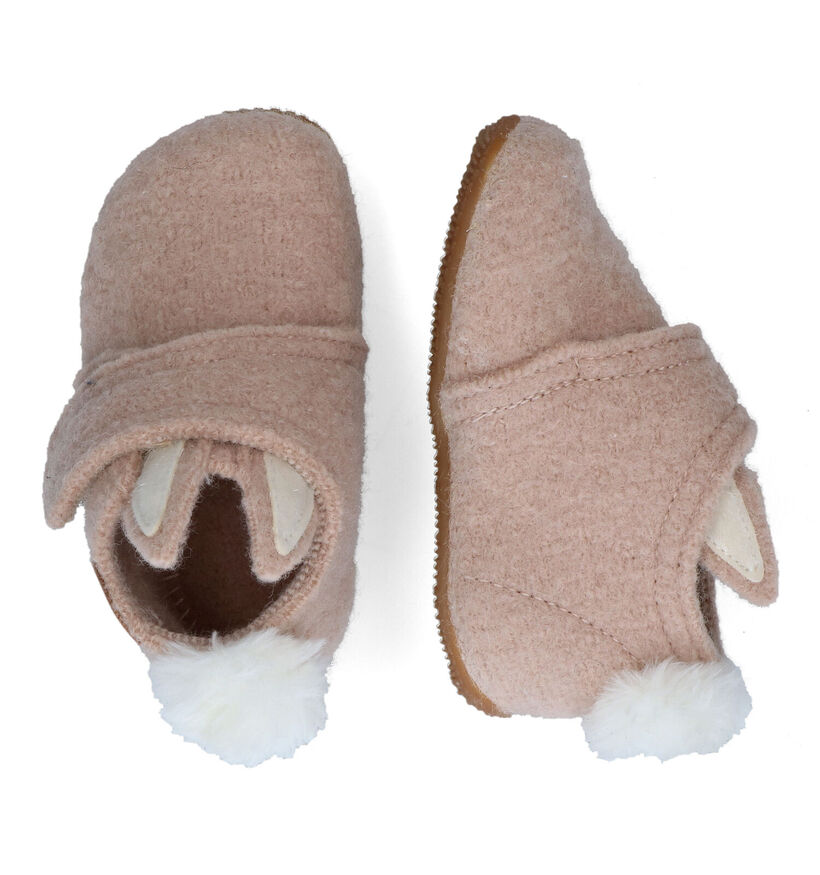Living Kitzbühel Pantoufles pour bébé en Beige pour filles (331464)