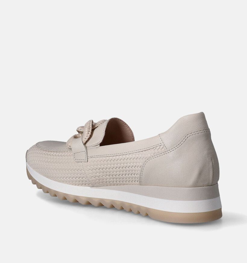 Gabor Best Fitting Beige Instappers voor dames (355099) - geschikt voor steunzolen
