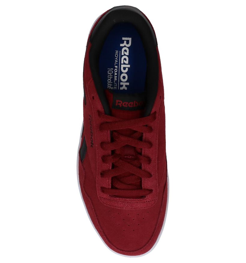 Reebok Royal Techqu Baskets en Bordeaux en textile (221716)