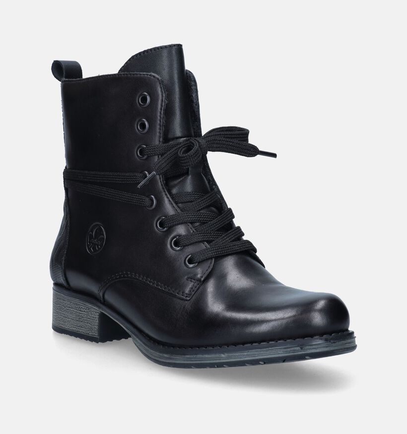 Rieker Bottines à lacets en Noir pour femmes (347414)