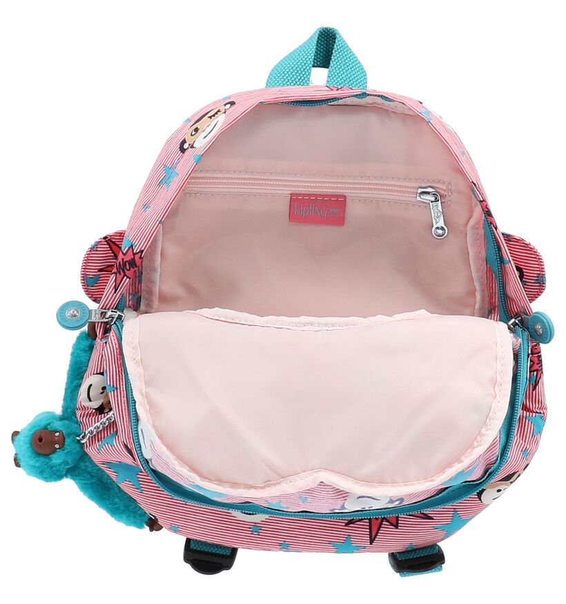 Kipling Faster Roze School Rugzak, , pdp