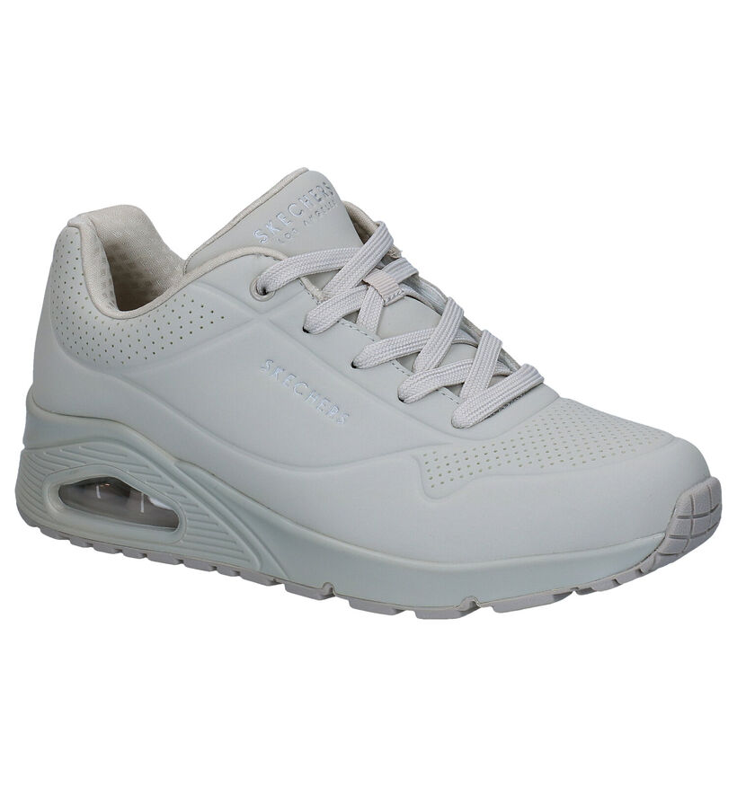 Skechers Uno Stand on Air Zwarte Sneakers voor dames (326235)