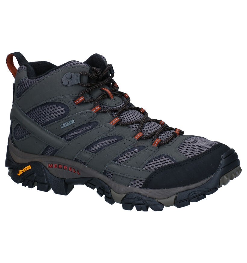 Merrell Moab 2 Mid GTX Grijze Wandelschoenen in kunstleer (294220)