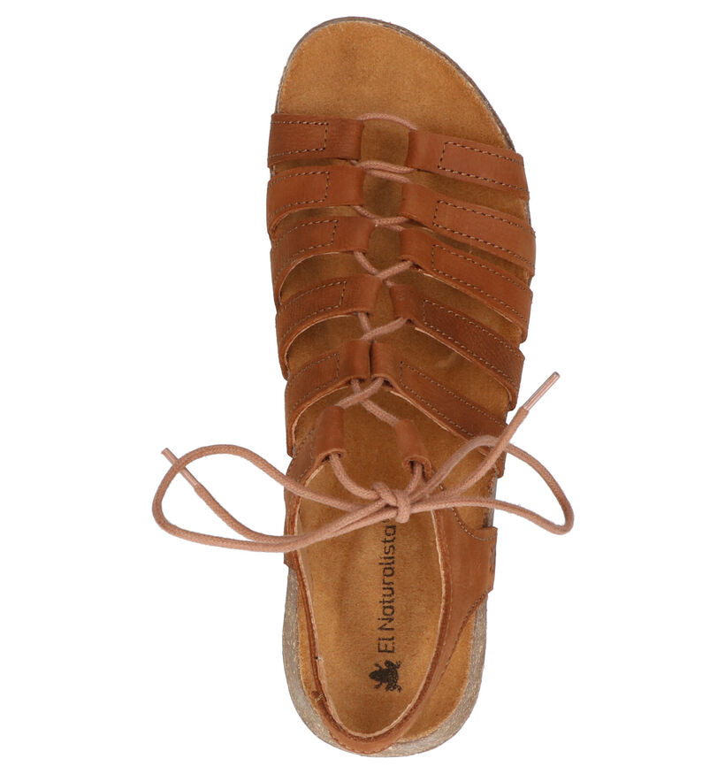 El Naturalista Cognac Sandalen in leer (270328)