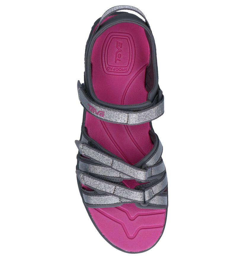 Teva Tirra Sandales en Argent en textile (273053)