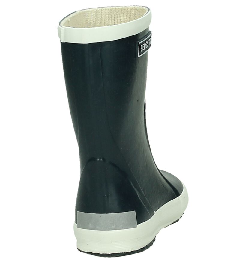 Bergstein Bottes de pluie en Bleu foncé pour filles, garçons (180422) - pour semelles orthopédiques