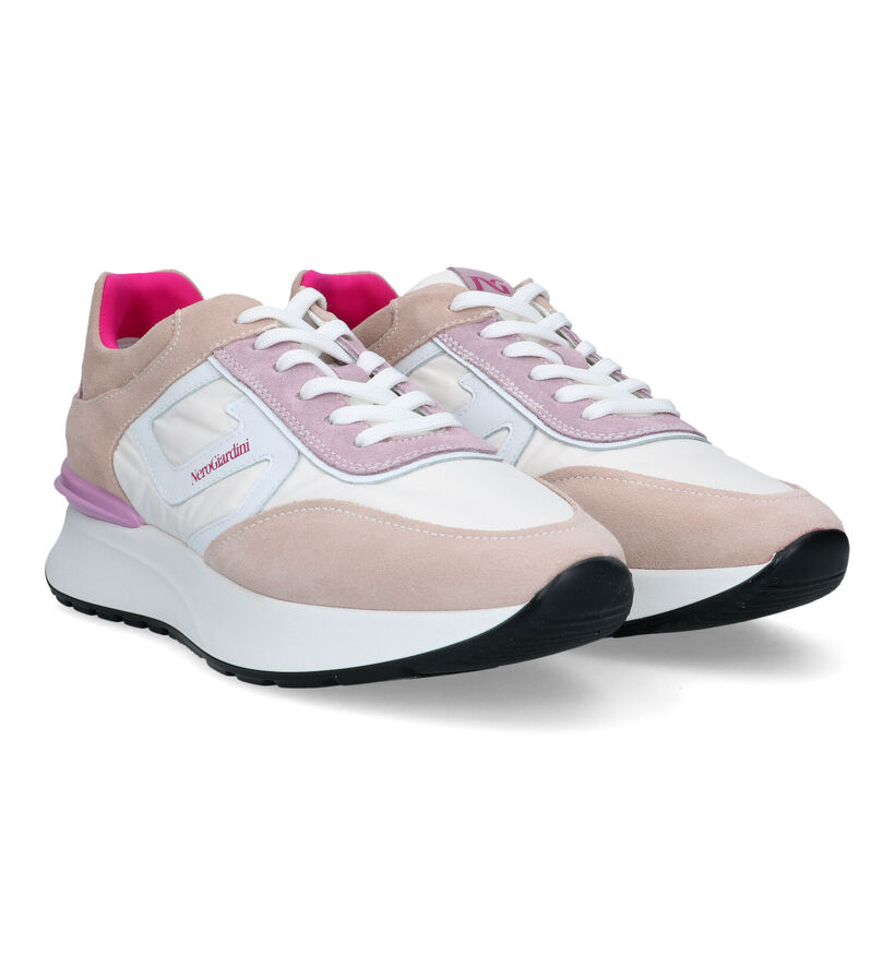 NeroGiardini Baskets casual en Nude pour femmes (321184) - pour semelles orthopédiques
