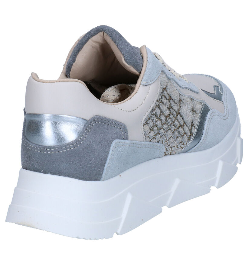 Tango Kady Fat Blauwe Sneakers in leer (298495)