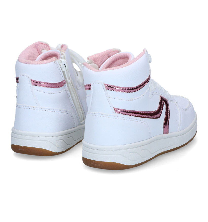 CEMI Witte Hoge sneakers voor jongens, meisjes (330919)