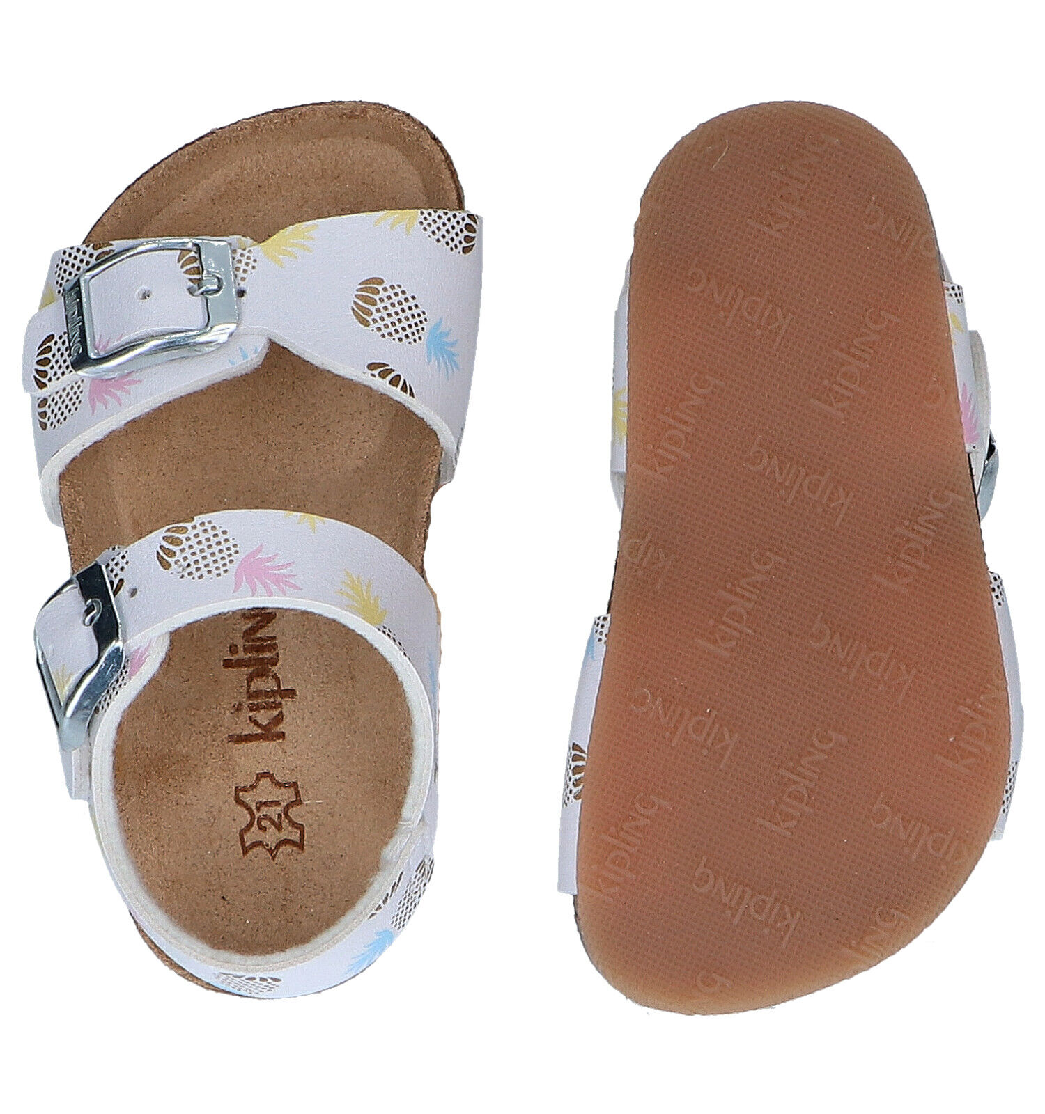 Kipling Ranas Witte Sandalen Meisjes Sandalen Online op TORFS.BE