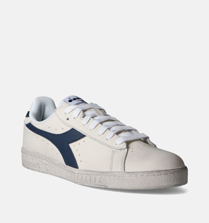 Diadora Game I Low Waxed Witte Sneakers voor heren (350805)