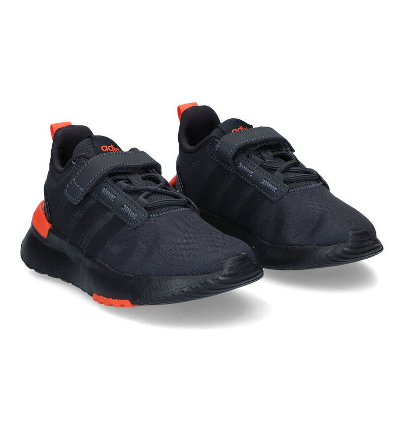 adidas Racer TR21 I Baskets en Noir pour garçons (311322) - pour semelles orthopédiques