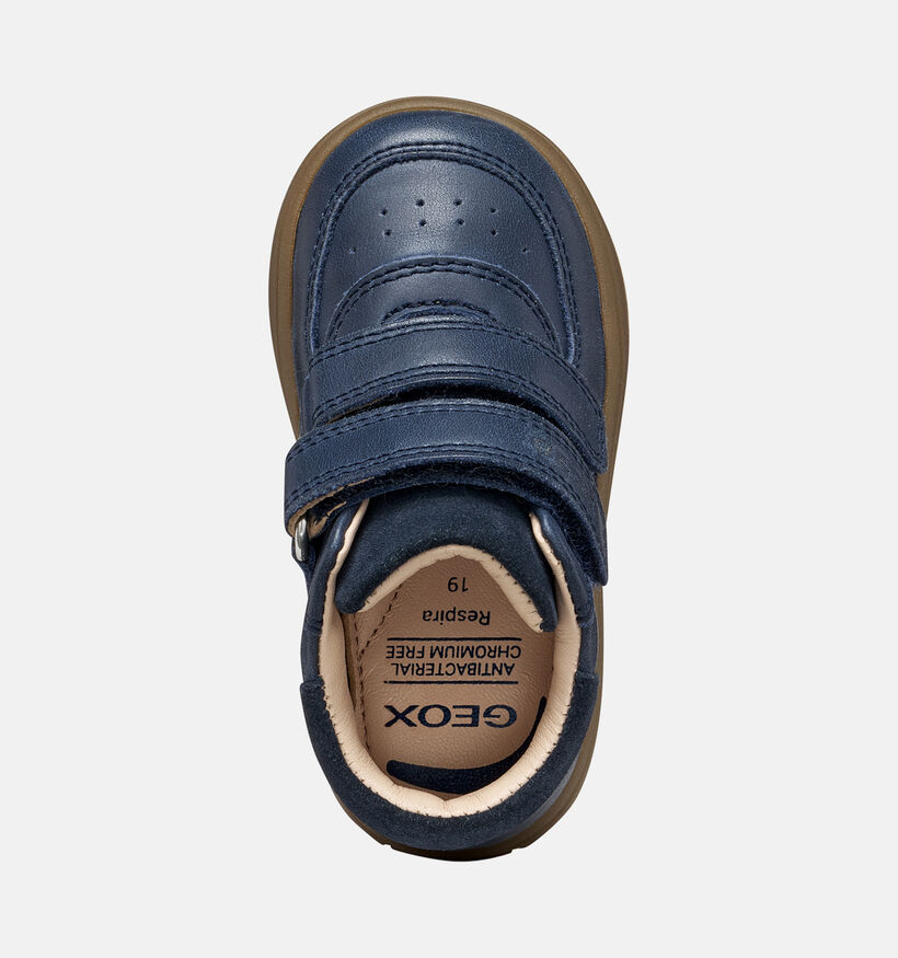 Geox Biglia Boy Donkerblauwe Boots met Velcro voor jongens (377711) - geschikt voor steunzolen