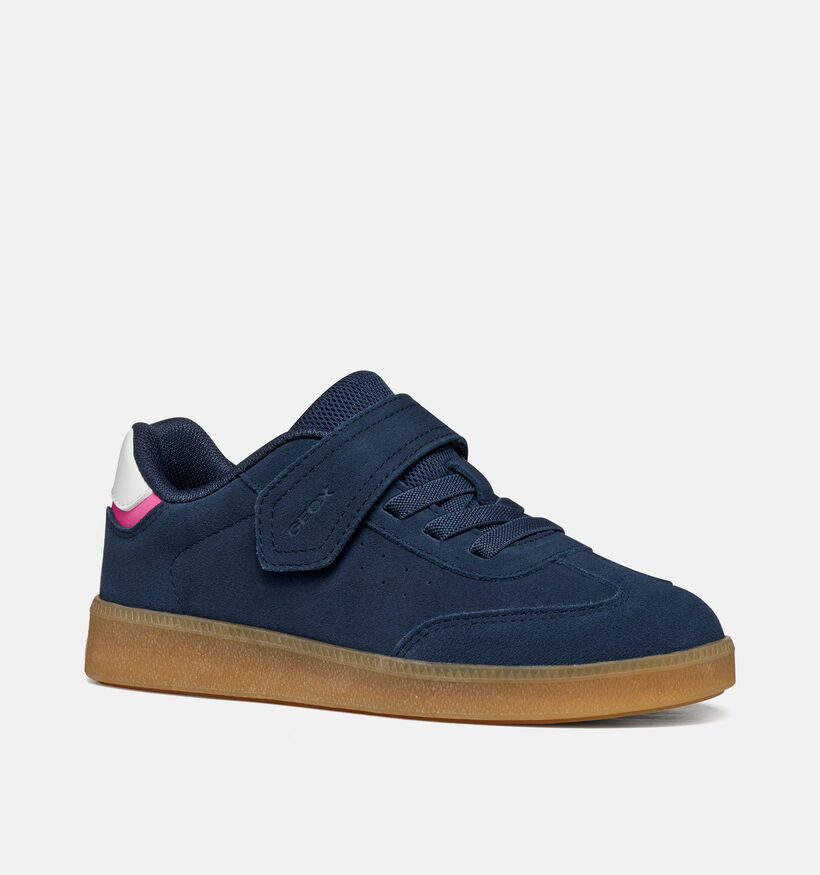 Geox New Emberlix Donkerblauwe Sneakers voor meisjes (377741) - geschikt voor steunzolen