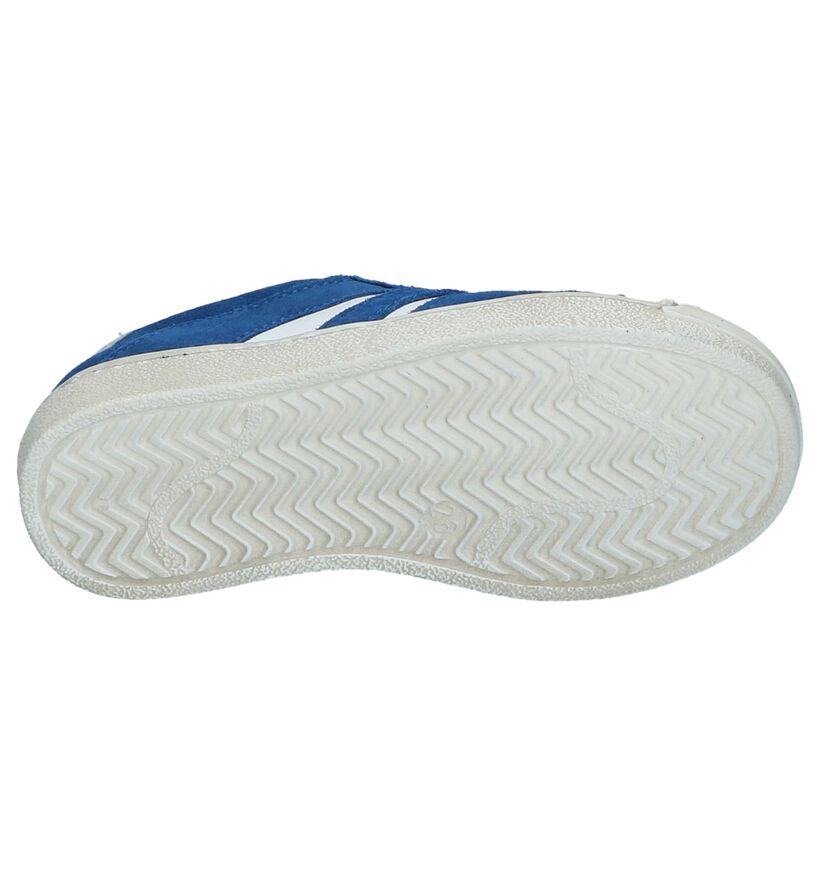 STONES and BONES Chaussures basses en Bleu en cuir (212080)