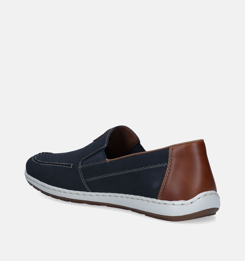 Rieker Chaussures à enfiler en Bleu foncé pour hommes (339185)