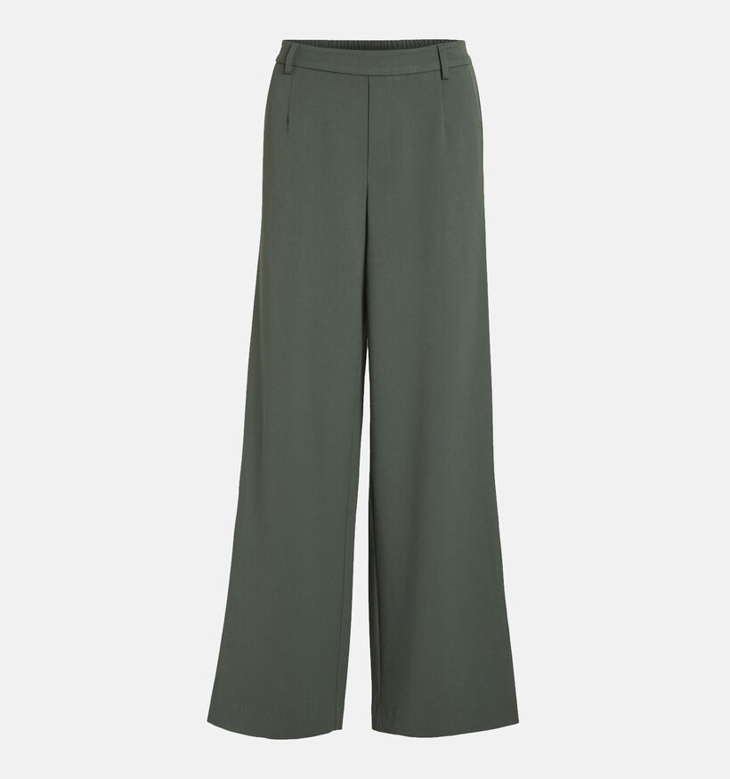 Vila Varone HW Wide Pantalon en Vert pour femmes (335460)