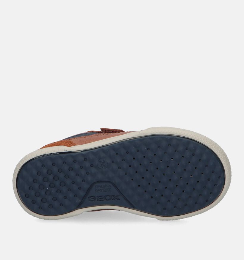 Geox Poseido Chaussures à velcro en Noir pour garçons (330066) - pour semelles orthopédiques