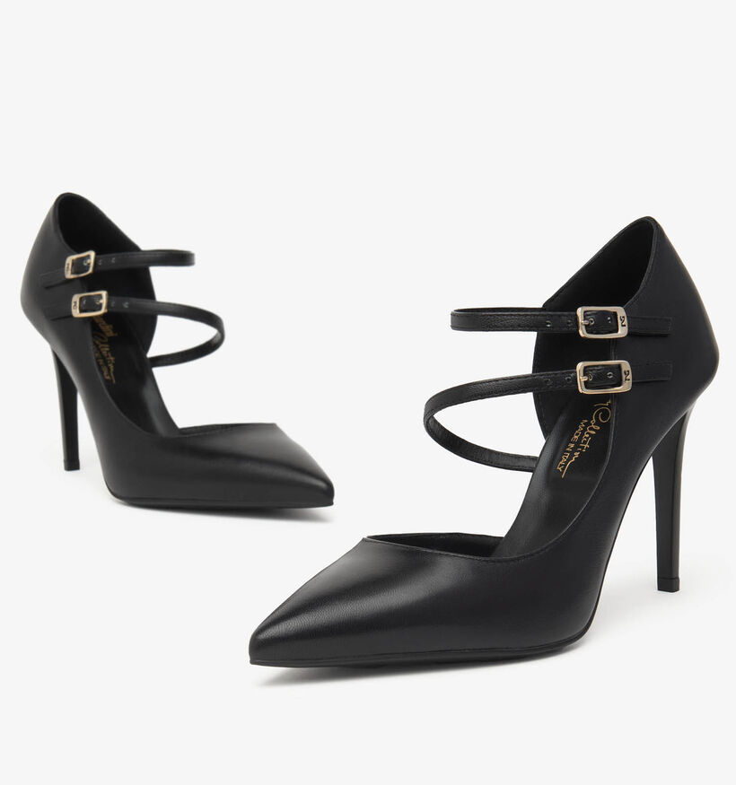 NeroGiardini Zwarte Pumps met Bandjes voor dames (361711)