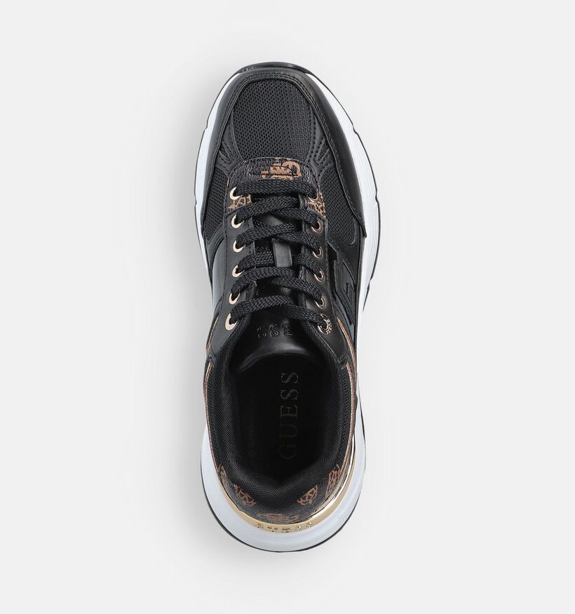 Guess Fonzi Zwarte Sneakers voor dames (359554) - geschikt voor steunzolen