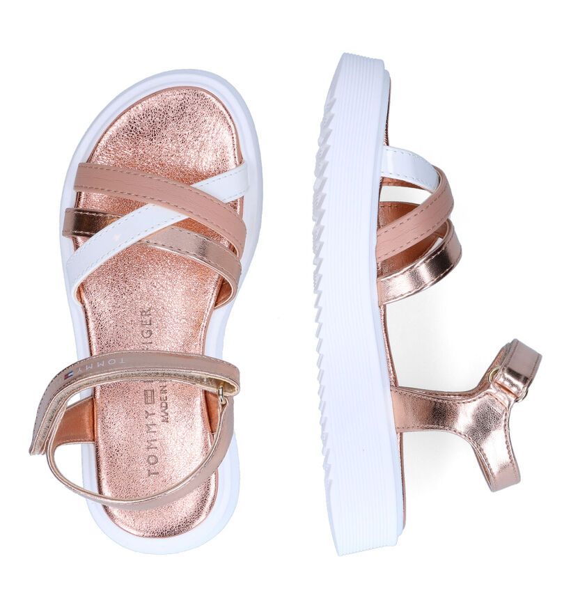 Tommy Hilfiger Sandales en Or rose pour filles (303914)