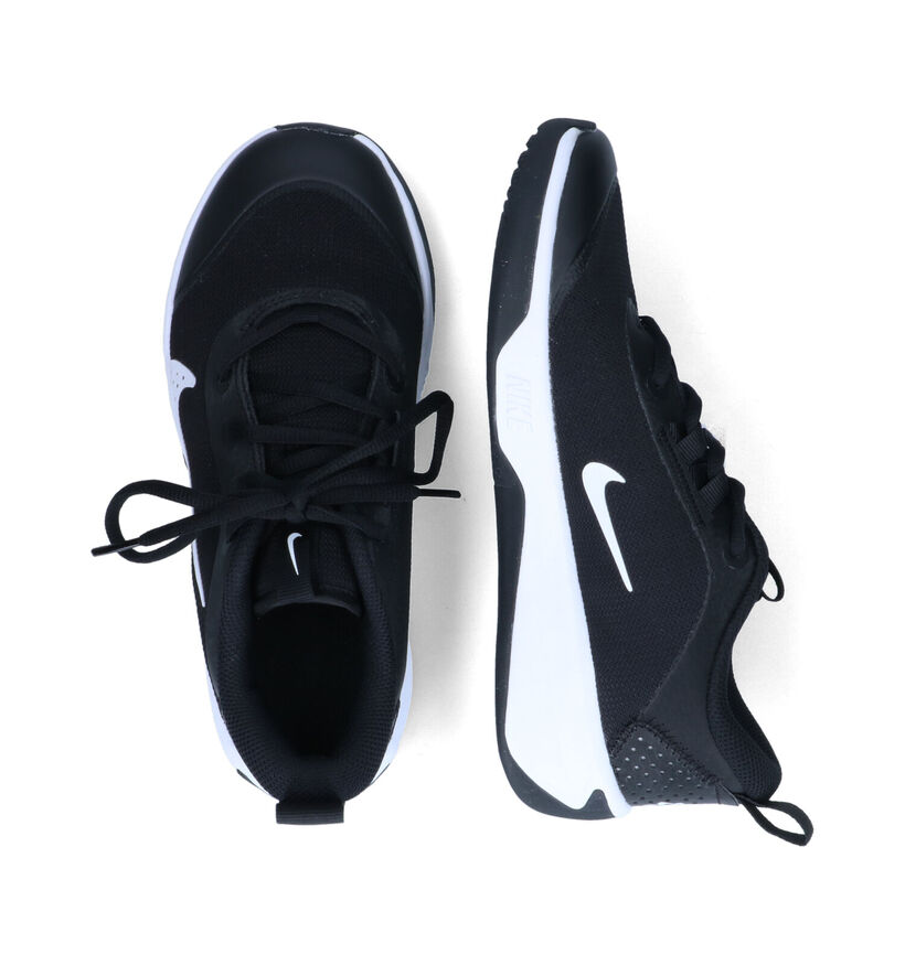 Nike Omni GS Zwarte Sneakers voor jongens (312222)