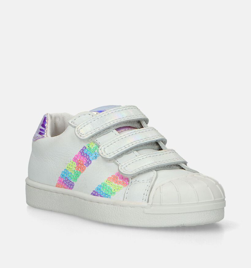 Little David Annissa 2 Witte Sneakers voor meisjes (340137) - geschikt voor steunzolen