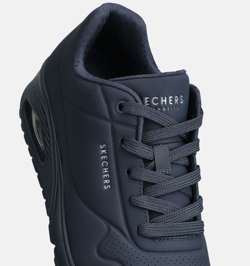 Skechers Uno Stand On Air Donkerblauwe Sneakers voor dames (377110)