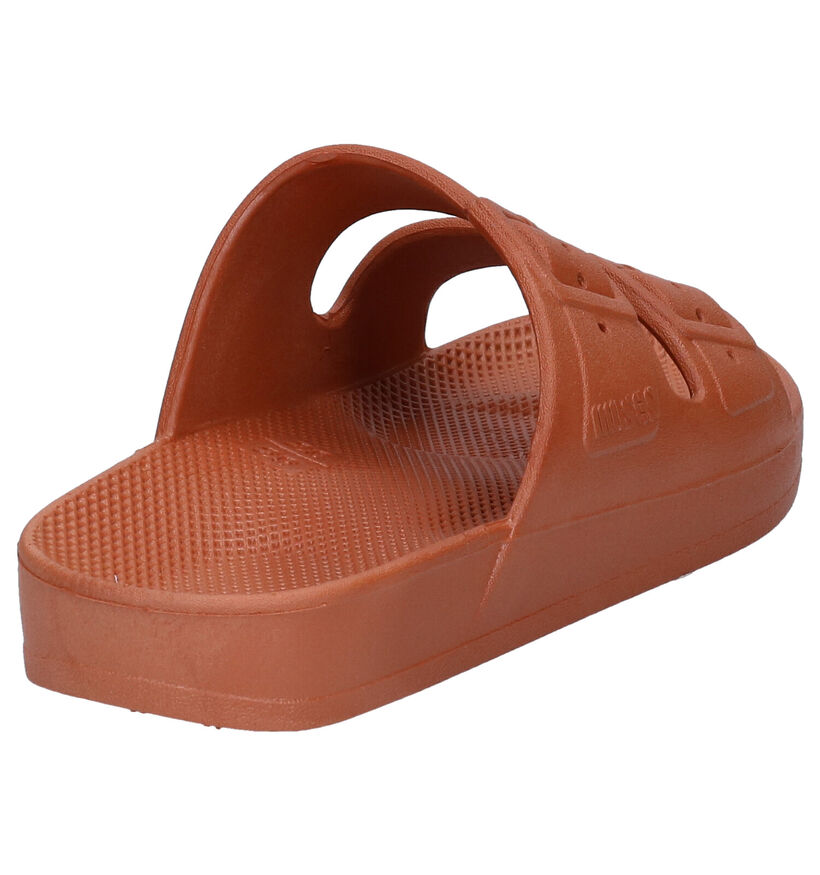 Freedom Moses Toffee Oranje Slippers in kunststof (289631)