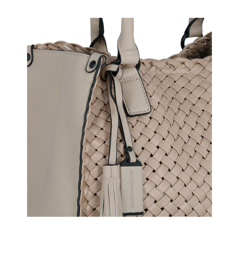 Emily & Noah Francis Beige Handtas in kunstleer (299598)