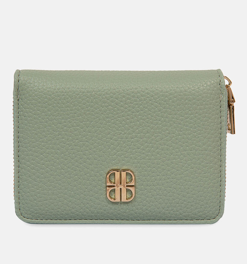 Laurent David Estee Porte-monnaie zippé en Vert pour femmes (357982)