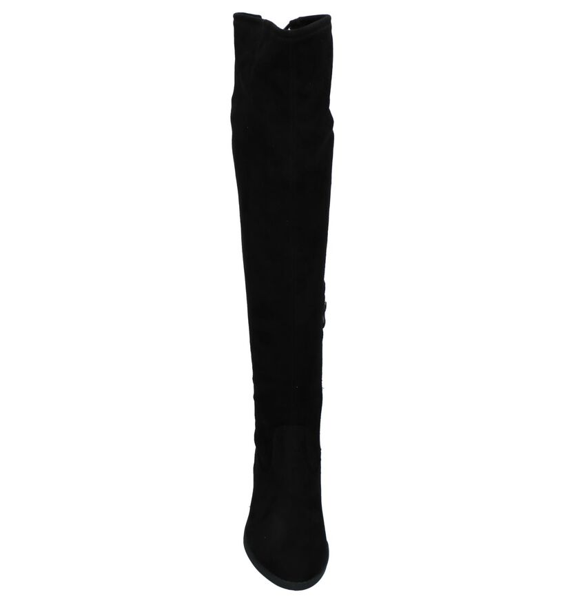 Zwarte Lange Laarzen met Stretch Tamaris TOUCH it in stof (226806)