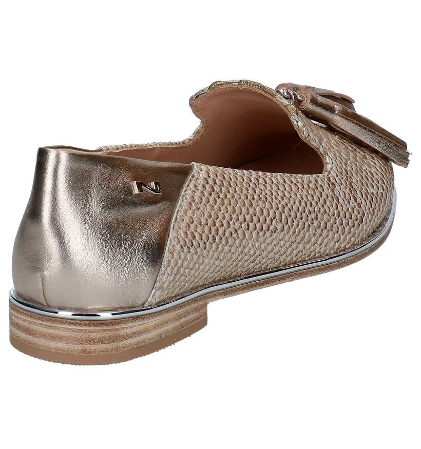 Nathan-Baume Gouden Loafers in leer (290152)