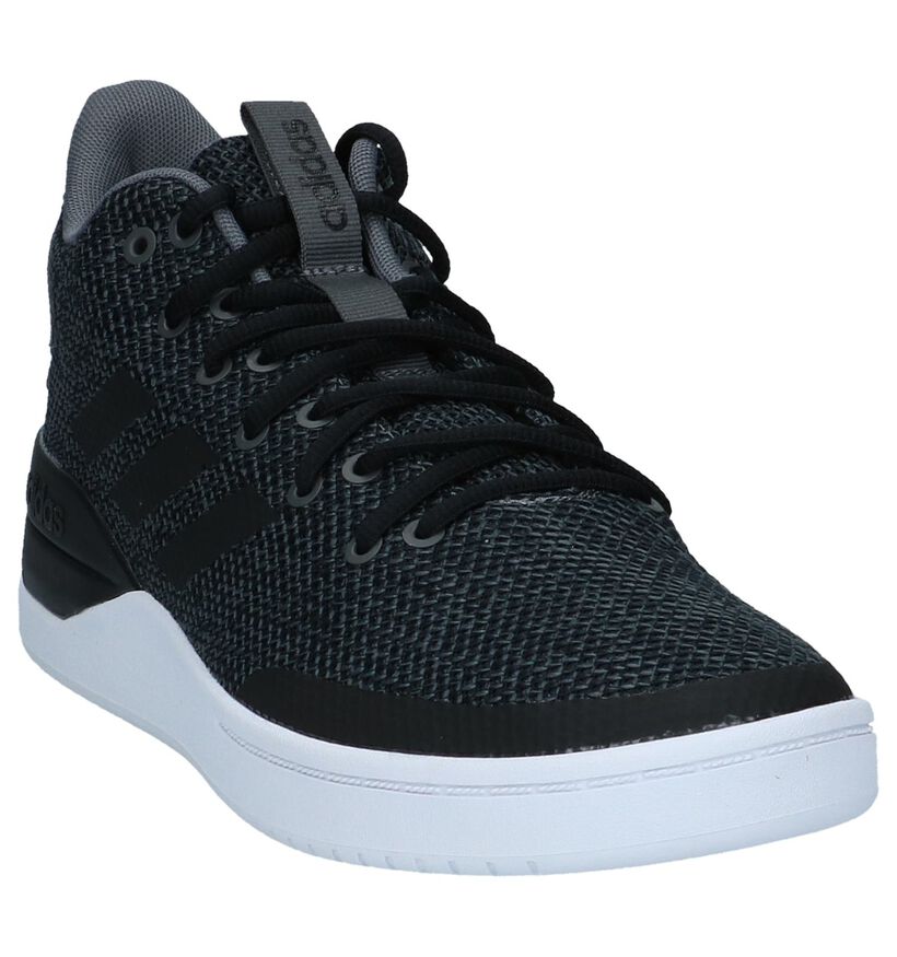 adidas BBALL 80S Grijze Sneakers in stof (221578)