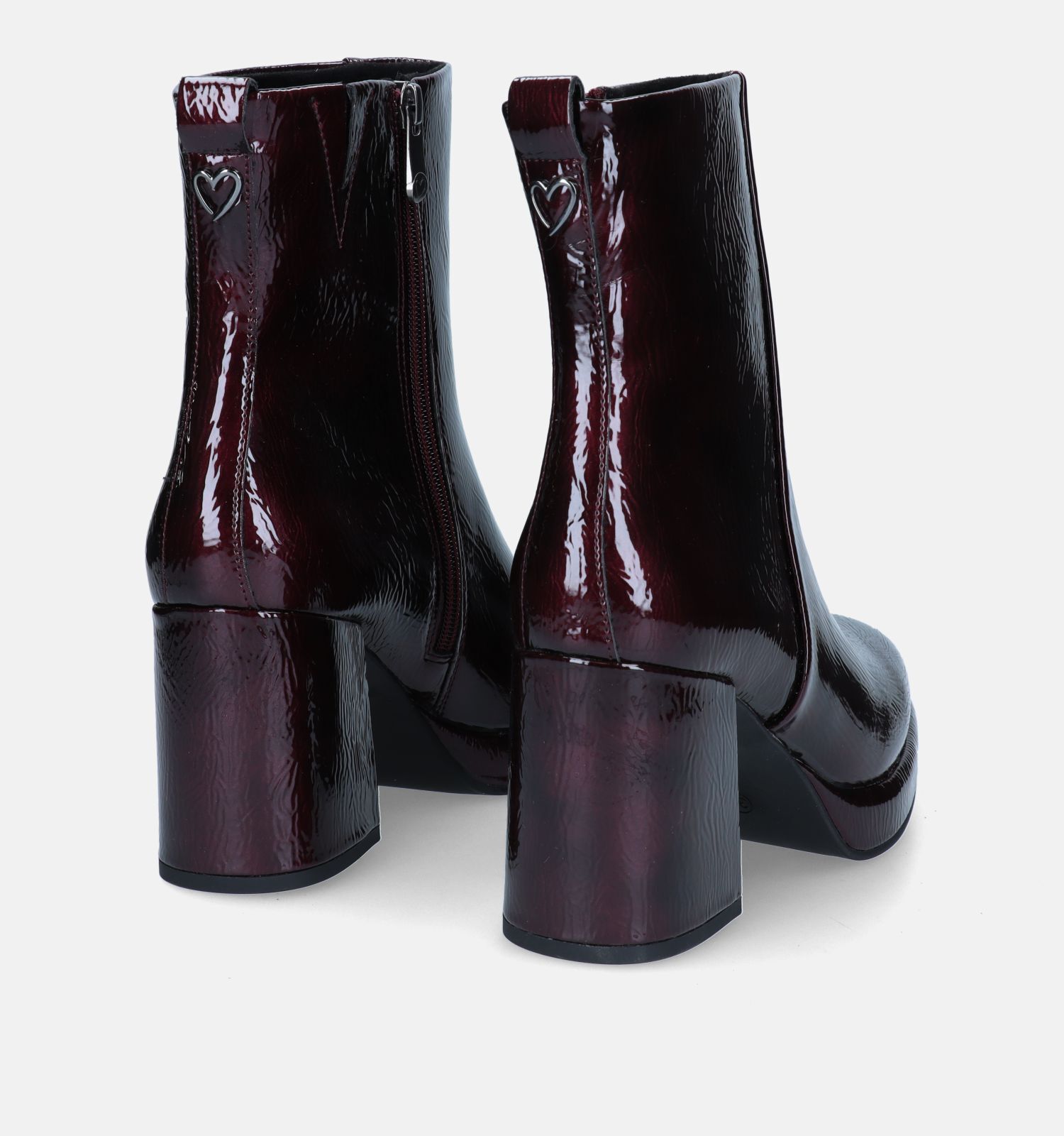 Marco Tozzi Bottines avec talon carre en Bordeaux Femmes Bottines en ligne sur TORFS.BE