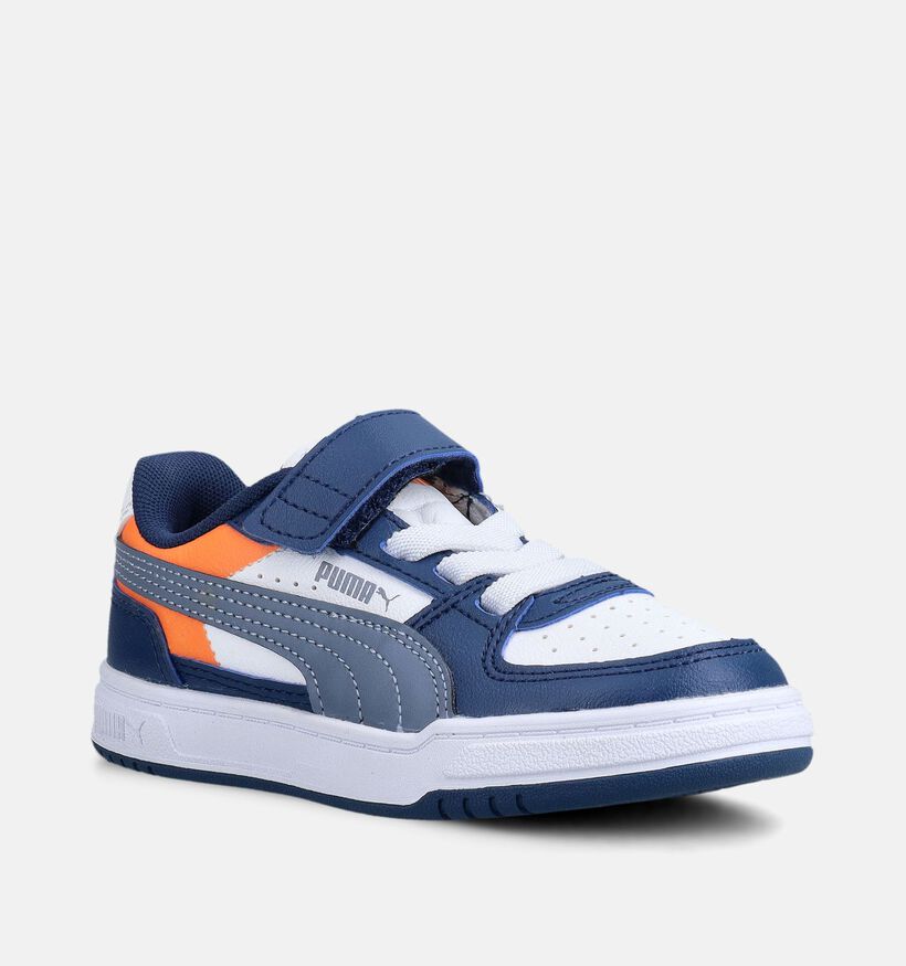 Puma Caven Baskets basses en Bleu pour filles, gar&ccedil;ons (366657) - pour semelles orthop&eacute;diques