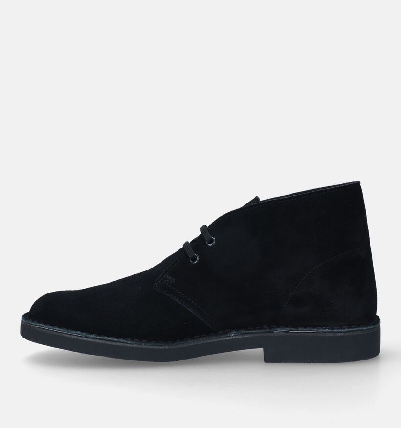 Clarks Desert Chaussures hautes en Noir pour hommes (330666) - pour semelles orthopédiques