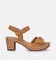 Gabor Best Fitting Sandales avec talon carré en Cognac pour femmes (339377)