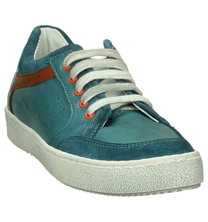 Romagnoli Turquoise Rits/Veterschoen, , pdp