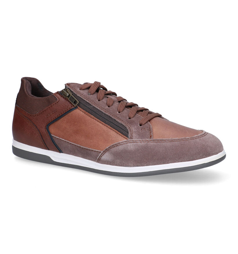 Geox Renan Chaussures à lacets en Brun pour hommes (320085) - pour semelles orthopédiques