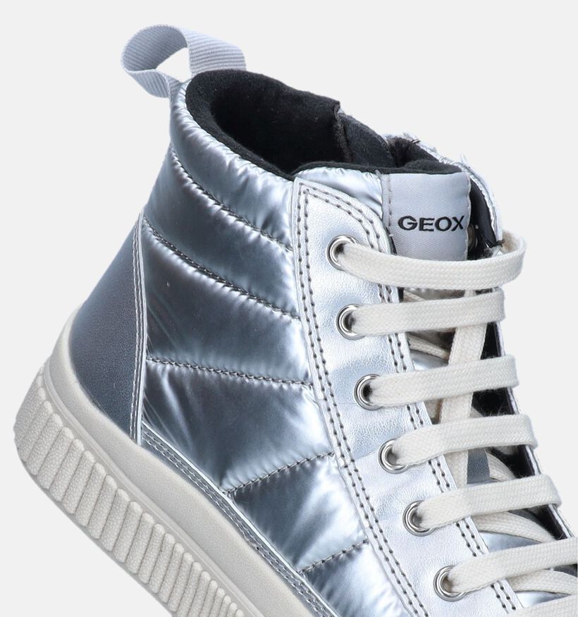 Geox Laquinny Zilveren Hoge schoenen voor meisjes (344544) - geschikt voor steunzolen