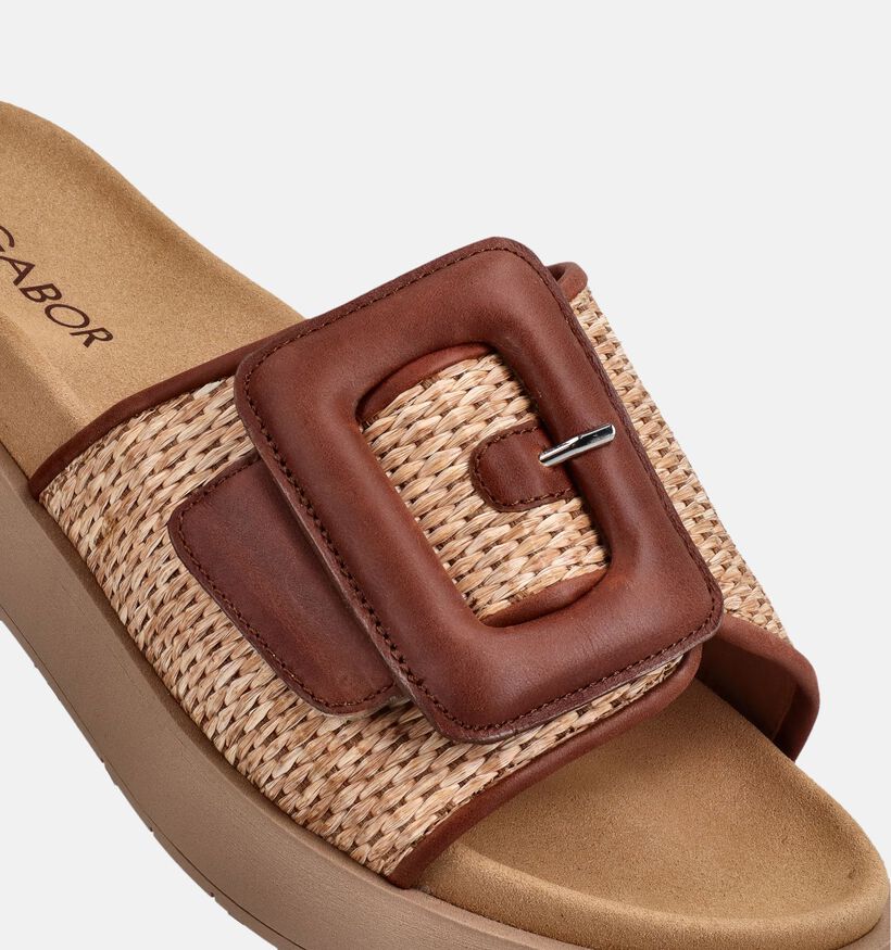 Gabor Best Fitting Cognac Slippers voor dames (373314)