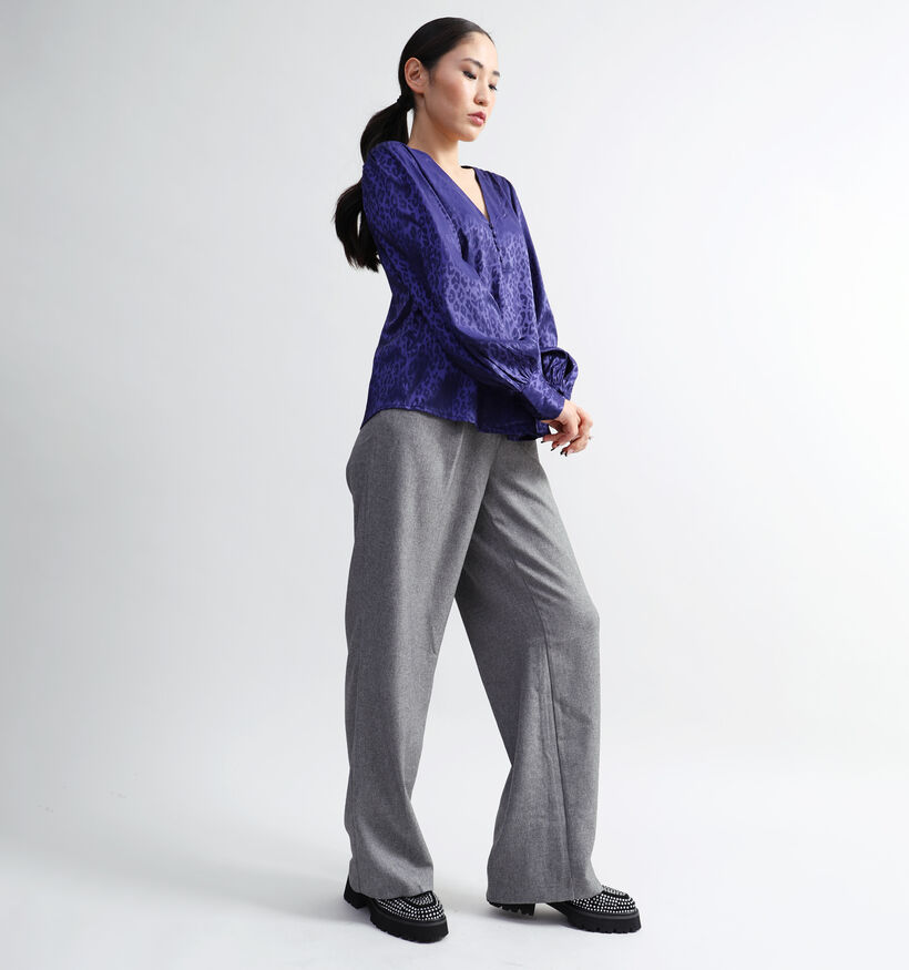 Vero Moda Elotta Paarse Satijnen Blouse voor dames (332586)